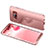 Funda Dura Plastico Rigida Carcasa Mate Frontal y Trasera 360 Grados para Samsung Galaxy S8 Oro Rosa