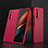 Funda Dura Plastico Rigida Carcasa Mate Frontal y Trasera 360 Grados para Samsung Galaxy Z Fold2 5G Rojo