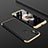 Funda Dura Plastico Rigida Carcasa Mate Frontal y Trasera 360 Grados para Xiaomi Mi 6X Oro y Negro