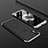 Funda Dura Plastico Rigida Carcasa Mate Frontal y Trasera 360 Grados para Xiaomi Mi 6X Plata y Negro