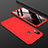 Funda Dura Plastico Rigida Carcasa Mate Frontal y Trasera 360 Grados para Xiaomi Mi 8 Rojo