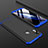 Funda Dura Plastico Rigida Carcasa Mate Frontal y Trasera 360 Grados para Xiaomi Mi A2 Lite Azul y Negro