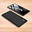 Funda Dura Plastico Rigida Carcasa Mate Frontal y Trasera 360 Grados para Xiaomi Mi A3 Lite Negro