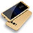 Funda Dura Plastico Rigida Carcasa Mate Frontal y Trasera 360 Grados Q03 para Samsung Galaxy S8 Plus Oro