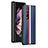 Funda Dura Plastico Rigida Carcasa Mate H01 para Samsung Galaxy Z Fold3 5G Azul