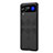 Funda Dura Plastico Rigida Carcasa Mate H03 para Samsung Galaxy Z Flip3 5G Negro
