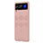 Funda Dura Plastico Rigida Carcasa Mate H03 para Samsung Galaxy Z Flip4 5G Oro Rosa