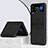 Funda Dura Plastico Rigida Carcasa Mate H04 para Samsung Galaxy Z Flip3 5G Negro