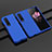 Funda Dura Plastico Rigida Carcasa Mate H04 para Samsung Galaxy Z Fold3 5G Azul