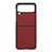 Funda Dura Plastico Rigida Carcasa Mate H08 para Samsung Galaxy Z Flip3 5G Rojo