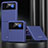 Funda Dura Plastico Rigida Carcasa Mate L09 para Samsung Galaxy Z Flip3 5G Azul