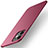 Funda Dura Plastico Rigida Carcasa Mate M01 para Apple iPhone 12 Rojo Rosa