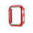 Funda Dura Plastico Rigida Carcasa Mate M01 para Apple iWatch 5 40mm Rojo