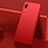 Funda Dura Plastico Rigida Carcasa Mate M01 para Huawei Y7 Pro (2019) Rojo