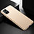 Funda Dura Plastico Rigida Carcasa Mate M01 para Samsung Galaxy A51 4G Oro