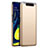 Funda Dura Plastico Rigida Carcasa Mate M01 para Samsung Galaxy A80 Oro