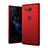Funda Dura Plastico Rigida Carcasa Mate M01 para Sony Xperia XZ2 Compact Rojo