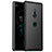 Funda Dura Plastico Rigida Carcasa Mate M01 para Sony Xperia XZ3 Negro