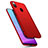 Funda Dura Plastico Rigida Carcasa Mate M01 para Xiaomi Mi A2 Lite Rojo