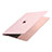 Funda Dura Plastico Rigida Carcasa Mate M02 para Apple MacBook Air 13 pulgadas (2020) Rosa