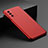 Funda Dura Plastico Rigida Carcasa Mate M02 para Samsung Galaxy Note 20 5G Rojo