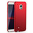 Funda Dura Plastico Rigida Carcasa Mate M02 para Samsung Galaxy Note 4 SM-N910F Rojo