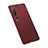 Funda Dura Plastico Rigida Carcasa Mate M02 para Xiaomi Mi 10 Rojo Rosa