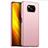 Funda Dura Plastico Rigida Carcasa Mate M02 para Xiaomi Poco X3 NFC Oro Rosa