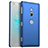 Funda Dura Plastico Rigida Carcasa Mate M03 para Sony Xperia XZ2 Azul