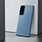 Funda Dura Plastico Rigida Carcasa Mate M04 para Samsung Galaxy S21 Plus 5G Azul Cielo