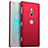 Funda Dura Plastico Rigida Carcasa Mate M04 para Sony Xperia XZ2 Rojo