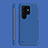Funda Dura Plastico Rigida Carcasa Mate M06 para Samsung Galaxy S21 Ultra 5G Azul