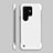 Funda Dura Plastico Rigida Carcasa Mate M06 para Samsung Galaxy S21 Ultra 5G Blanco