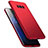 Funda Dura Plastico Rigida Carcasa Mate M17 para Samsung Galaxy S8 Plus Rojo