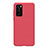 Funda Dura Plastico Rigida Carcasa Mate P01 para Huawei P40 Rojo