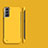 Funda Dura Plastico Rigida Carcasa Mate P01 para Samsung Galaxy S21 5G Amarillo