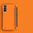 Funda Dura Plastico Rigida Carcasa Mate P01 para Samsung Galaxy S21 5G Naranja