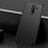 Funda Dura Plastico Rigida Carcasa Mate P01 para Xiaomi Redmi Note 8 Pro Negro