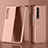 Funda Dura Plastico Rigida Carcasa Mate P02 para Samsung Galaxy Z Fold3 5G Oro Rosa
