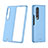 Funda Dura Plastico Rigida Carcasa Mate P03 para Samsung Galaxy Z Fold3 5G Azul Cielo