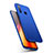 Funda Dura Plastico Rigida Carcasa Mate P03 para Xiaomi Redmi Note 8 Azul