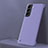 Funda Dura Plastico Rigida Carcasa Mate P04 para Samsung Galaxy S21 5G Gris Lavanda