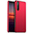 Funda Dura Plastico Rigida Carcasa Mate para Sony Xperia 1 III Rojo