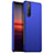 Funda Dura Plastico Rigida Carcasa Mate para Sony Xperia 5 IV Azul