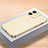 Funda Dura Plastico Rigida Carcasa Mate QC1 para Apple iPhone 12 Mini Oro