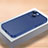 Funda Dura Plastico Rigida Carcasa Mate QC1 para Apple iPhone 13 Azul