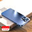 Funda Dura Plastico Rigida Carcasa Mate R01 para Apple iPhone 13 Pro Azul