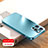 Funda Dura Plastico Rigida Carcasa Mate R01 para Apple iPhone 13 Pro Cian