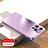 Funda Dura Plastico Rigida Carcasa Mate R01 para Apple iPhone 13 Pro Morado