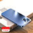 Funda Dura Plastico Rigida Carcasa Mate R01 para Apple iPhone 14 Plus Azul